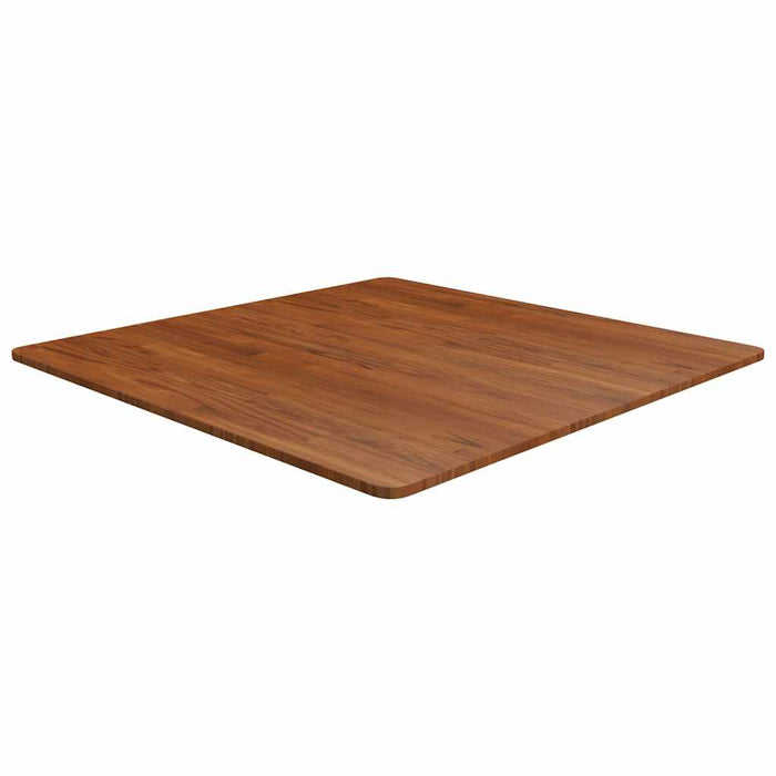 Blat de masă pătrat maro închis 90x90x1,5 cm lemn stejar tratat - WALTI WALTI