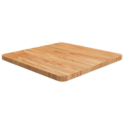Blat masă pătrat maro deschis 50x50x2,5cm lemn stejar tratat - WALTI WALTI