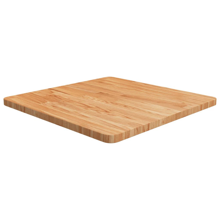 Blat masă pătrat maro deschis 60x60x2,5 cm lemn stejar tratat - WALTI WALTI