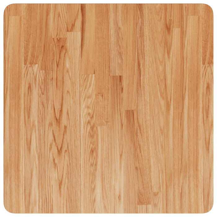 Blat masă pătrat maro deschis 60x60x2,5 cm lemn stejar tratat - WALTI WALTI