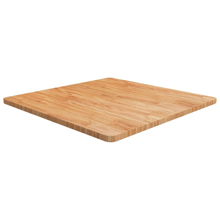 Blat masă pătrat maro deschis 80x80x2,5cm lemn stejar tratat - WALTI WALTI