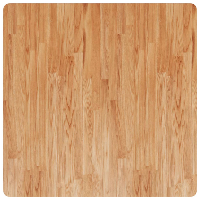 Blat masă pătrat maro deschis 90x90x2,5cm lemn stejar tratat - WALTI WALTI