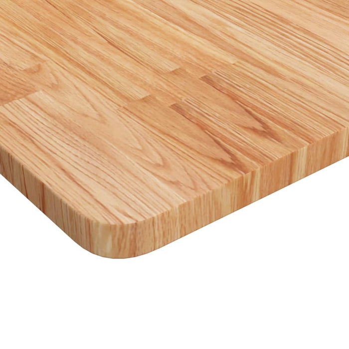 Blat masă pătrat maro deschis 90x90x2,5cm lemn stejar tratat - WALTI WALTI