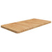 Blat de baie, maro deschis, 80x40x2,5 cm, lemn masiv tratat - WALTI WALTI