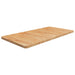 Blat de baie, maro deschis, 100x50x2,5 cm, lemn masiv tratat - WALTI WALTI