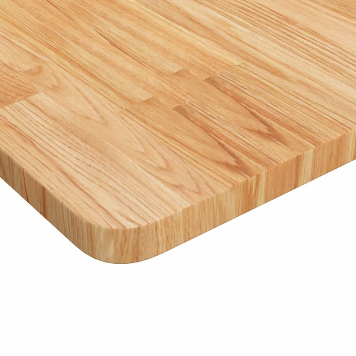 Blat de baie, maro deschis, 100x50x2,5 cm, lemn masiv tratat - WALTI WALTI