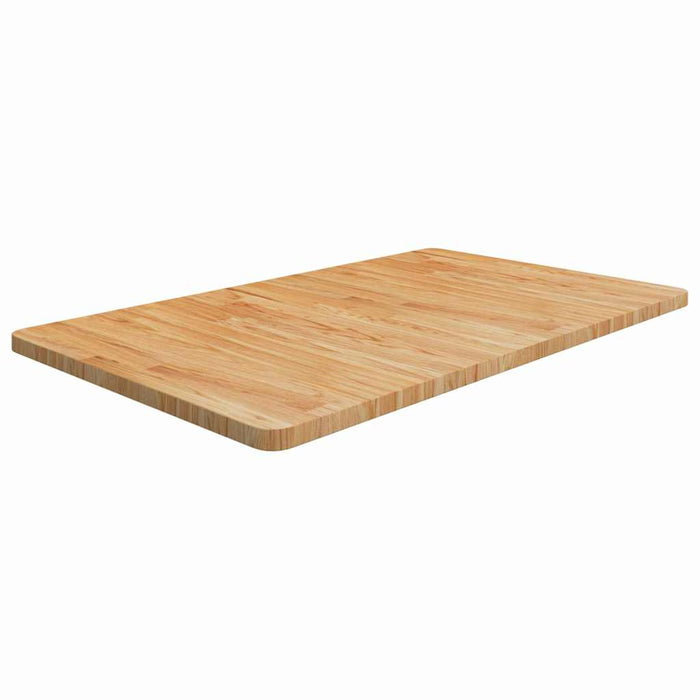 Blat de baie, maro deschis, 100x60x2,5 cm, lemn masiv tratat - WALTI WALTI