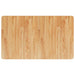 Blat de baie, maro deschis, 100x60x2,5 cm, lemn masiv tratat - WALTI WALTI