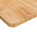 Blat de baie, maro deschis, 100x60x2,5 cm, lemn masiv tratat - WALTI WALTI