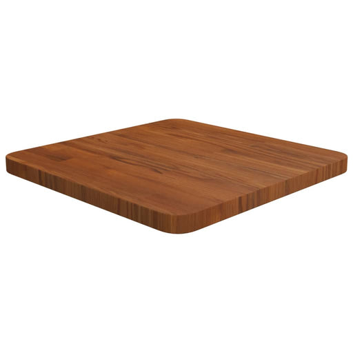 Blat de masă pătrat maro închis 40x40x2,5 cm lemn stejar tratat - WALTI WALTI