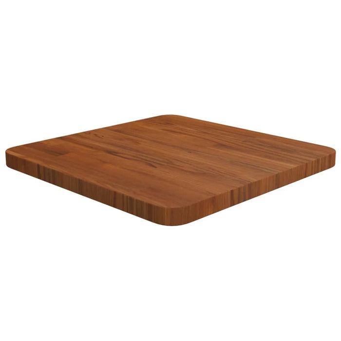 Blat de masă pătrat maro închis 40x40x2,5 cm lemn stejar tratat - WALTI WALTI