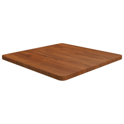 Blat de masă pătrat maro închis 60x60x2,5 cm lemn stejar tratat - WALTI WALTI