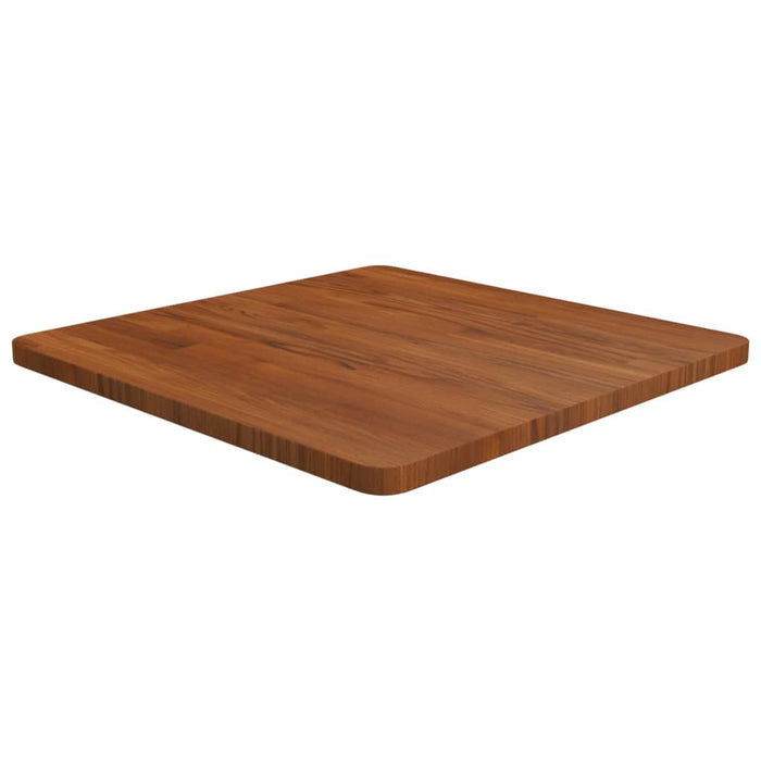 Blat de masă pătrat maro închis 60x60x2,5 cm lemn stejar tratat - WALTI WALTI