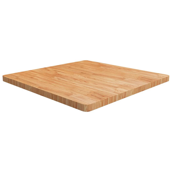 Blat masă pătrat maro deschis 90x90x4cm lemn stejar tratat - WALTI WALTI