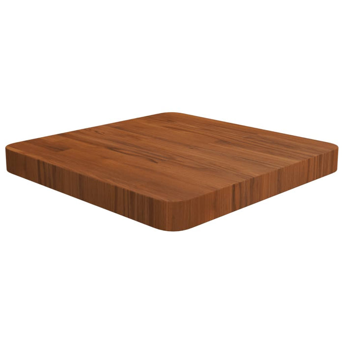 Blat de masă pătrat maro închis 40x40x4 cm lemn stejar tratat - WALTI WALTI