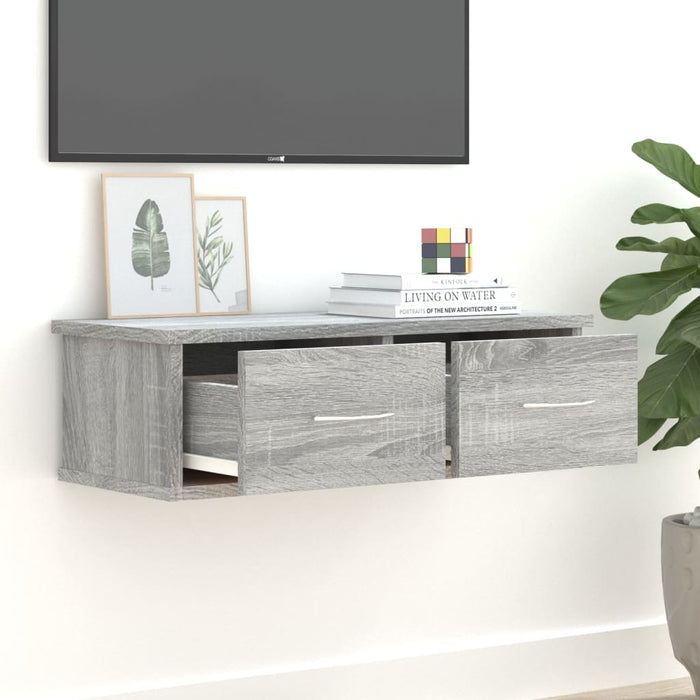 Dulap de perete, sonoma gri, 60x26x18,5 cm, lemn prelucrat - WALTI WALTI