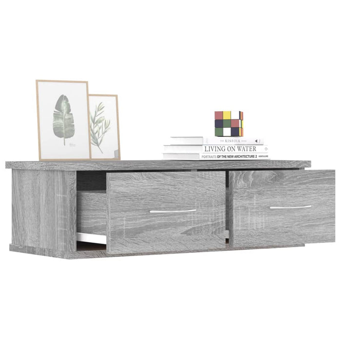 Dulap de perete, sonoma gri, 60x26x18,5 cm, lemn prelucrat - WALTI WALTI