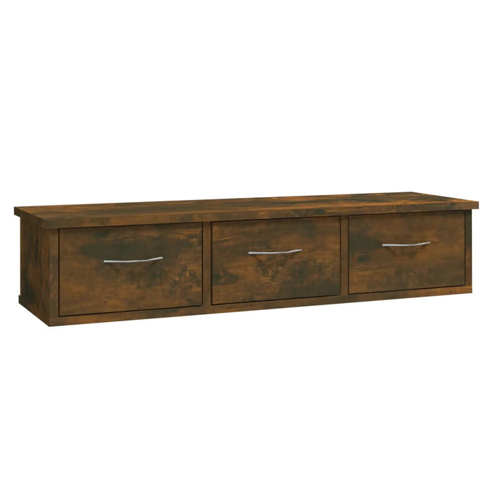 Dulap de perete stejar fumuriu 88x26x18,5 cm lemn prelucrat - WALTI WALTI