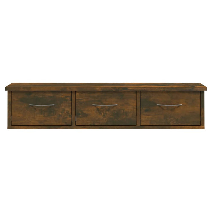 Dulap de perete stejar fumuriu 88x26x18,5 cm lemn prelucrat - WALTI WALTI