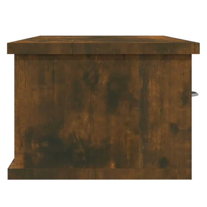 Dulap de perete stejar fumuriu 88x26x18,5 cm lemn prelucrat - WALTI WALTI