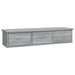 Dulap de perete, gri sonoma, 88x26x18,5 cm, lemn prelucrat - WALTI WALTI