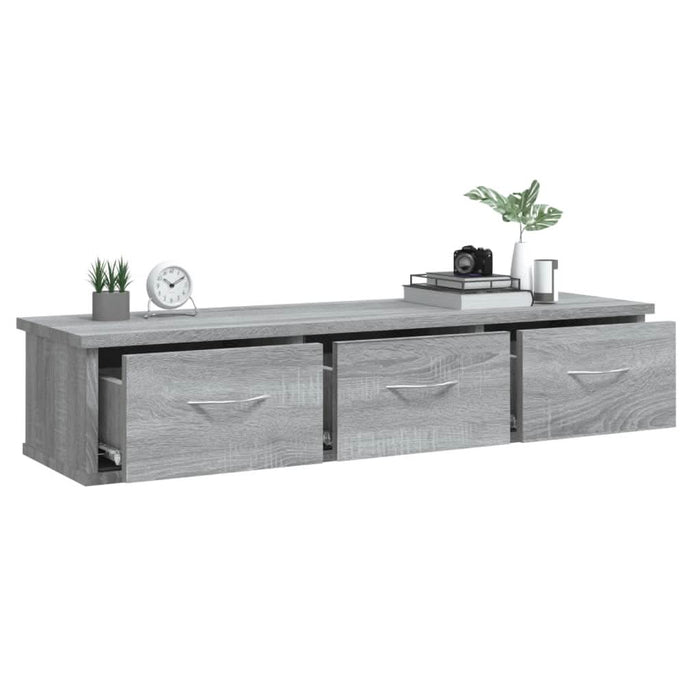 Dulap de perete, gri sonoma, 88x26x18,5 cm, lemn prelucrat - WALTI WALTI