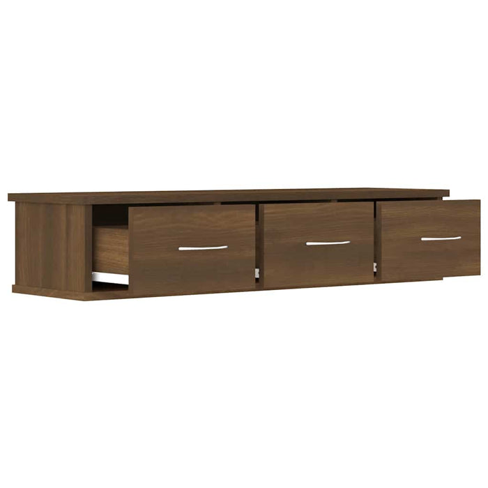Dulap de perete, stejar maro, 88x26x18,5 cm, lemn prelucrat WALTI