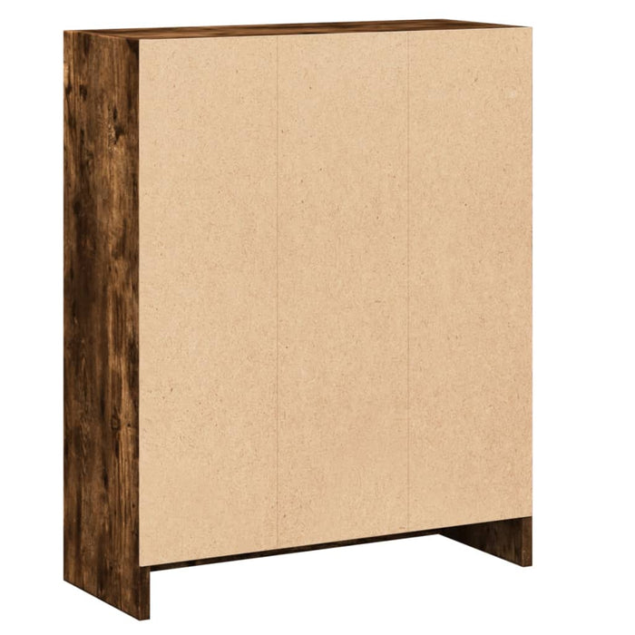 Bibliotecă, stejar fumuriu, 60x24x76 cm, lemn prelucrat - WALTI WALTI