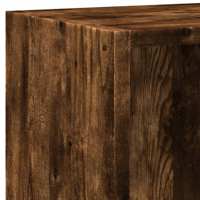 Bibliotecă, stejar fumuriu, 60x24x76 cm, lemn prelucrat - WALTI WALTI
