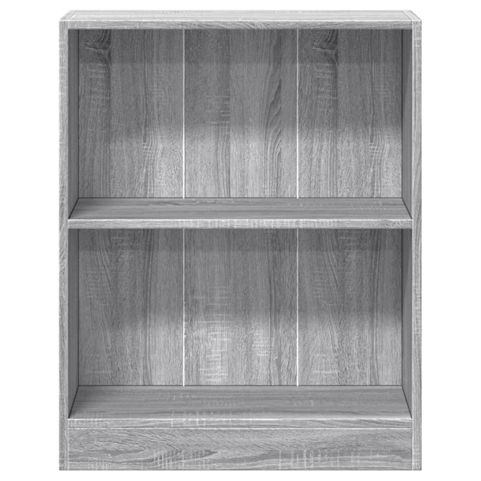 Bibliotecă, gri sonoma, 60x24x76 cm, lemn prelucrat - WALTI WALTI