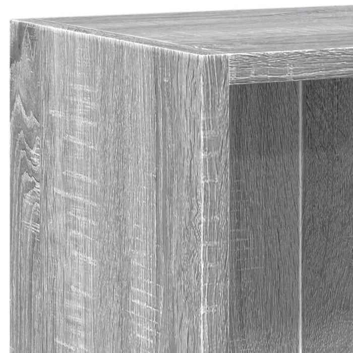 Bibliotecă, gri sonoma, 60x24x76 cm, lemn prelucrat - WALTI WALTI