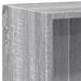 Bibliotecă, gri sonoma, 60x24x76 cm, lemn prelucrat - WALTI WALTI