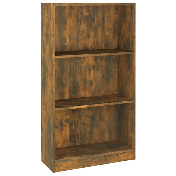 Bibliotecă, stejar fumuriu, 60x24x109 cm, lemn prelucrat - WALTI WALTI