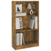Bibliotecă, stejar fumuriu, 60x24x109 cm, lemn prelucrat - WALTI WALTI