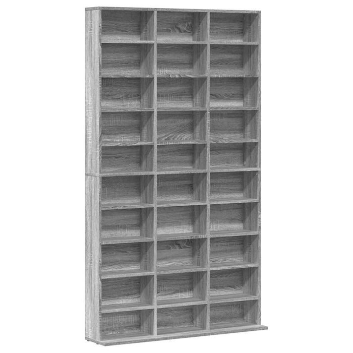 Dulap CD-uri, sonoma gri, 102x23x177,5 cm, lemn prelucrat WALTI