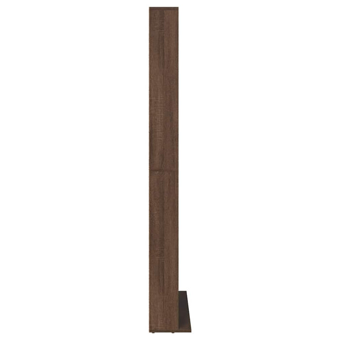 Dulap CD-uri, stejar maro, 102x23x177,5 cm, lemn prelucrat WALTI