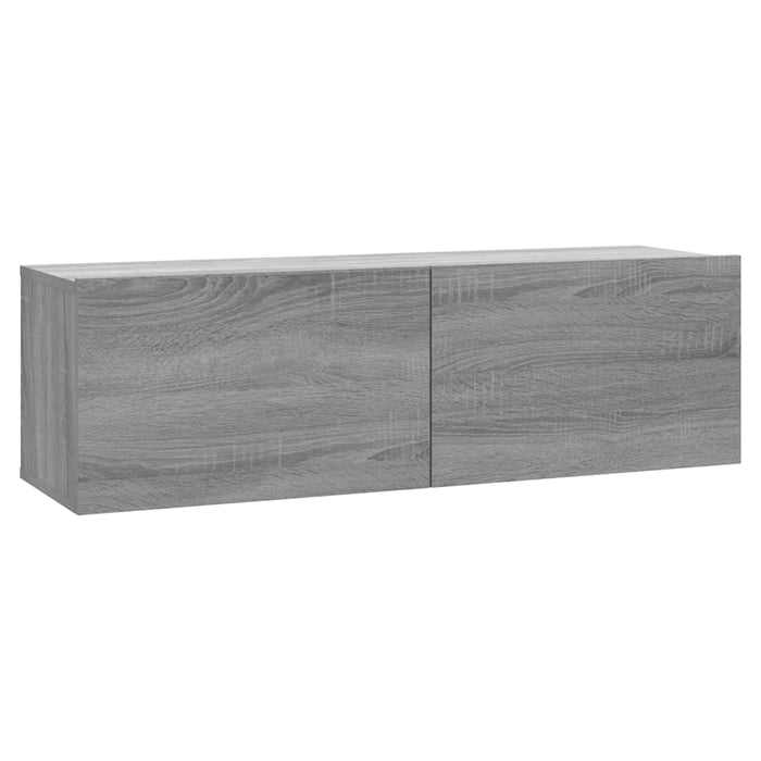 Comodă TV de perete, gri sonoma, 100x30x30 cm, lemn prelucrat - WALTI WALTI