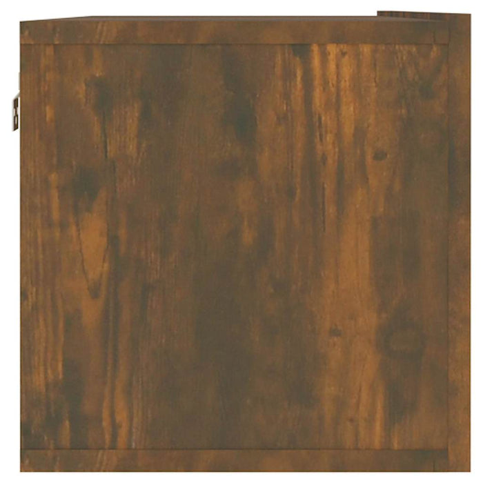 Comodă TV de perete stejar afumat 120x30x30 cm lemn compozit - WALTI WALTI