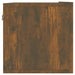 Comodă TV de perete stejar afumat 120x30x30 cm lemn compozit - WALTI WALTI