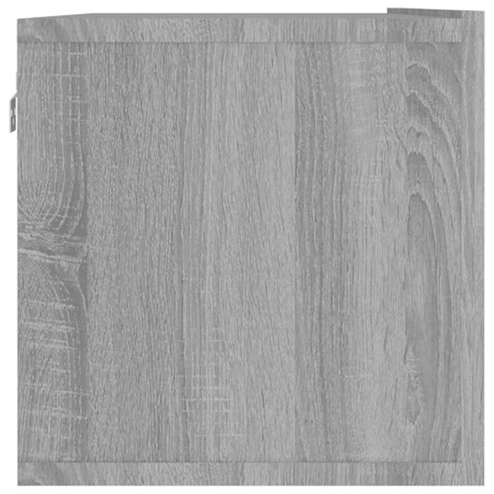 Comodă TV de perete, gri sonoma, 120x30x30 cm, lemn compozit - WALTI WALTI