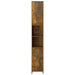 Dulap de baie, stejar fumuriu, 30x30x183,5 cm, lemn prelucrat - WALTI WALTI
