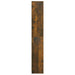 Dulap de baie, stejar fumuriu, 30x30x183,5 cm, lemn prelucrat - WALTI WALTI