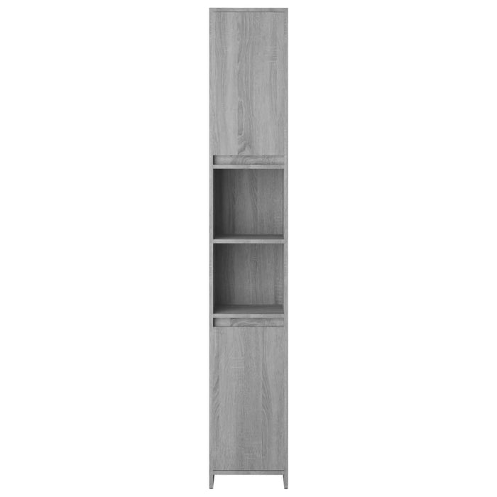 Dulap de baie, sonoma gri, 30x30x183,5 cm, lemn prelucrat - WALTI WALTI