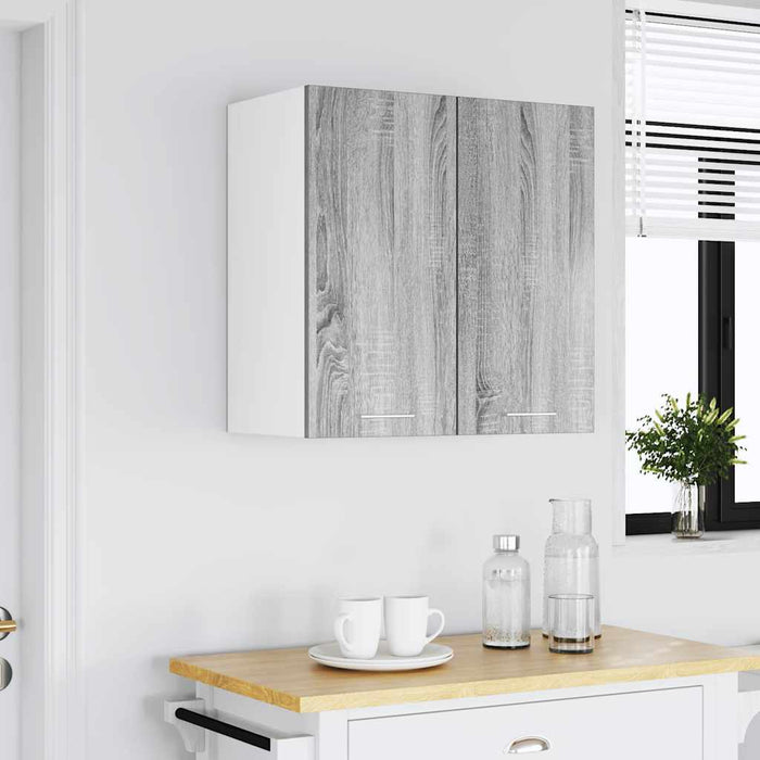 Dulap suspendat “Lyon”, gri sonoma, 60x31x60 cm, lemn prelucrat WALTI