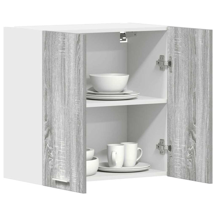 Dulap suspendat “Lyon”, gri sonoma, 60x31x60 cm, lemn prelucrat WALTI
