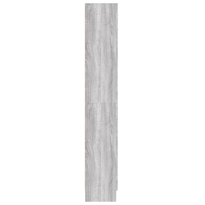 Bibliotecă, gri sonoma, 82,5x30,5x185,5 cm, lemn prelucrat - WALTI WALTI