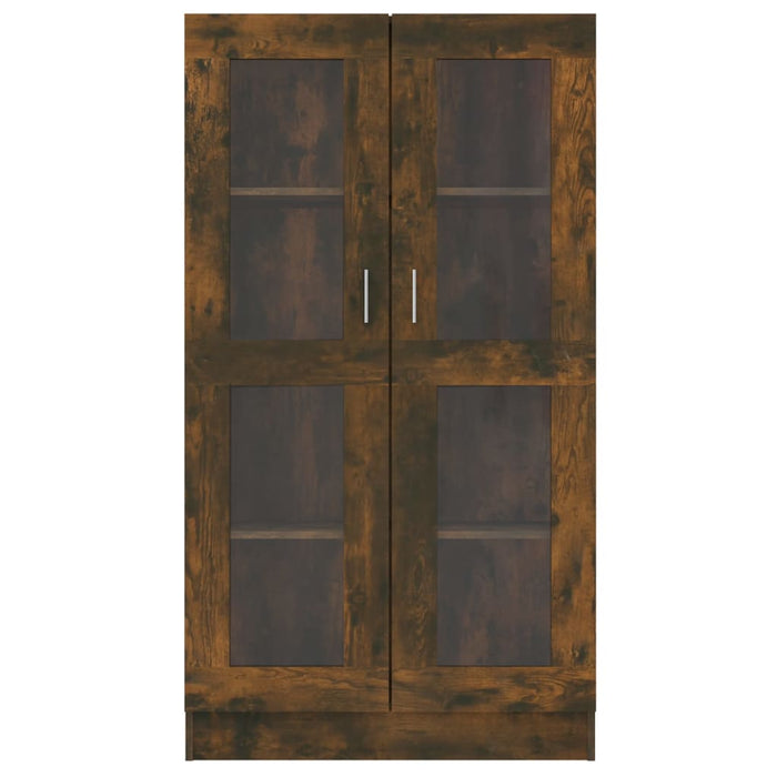 Dulap vitrină, stejar fumuriu, 82,5x30,5x150 cm, lemn prelucrat - WALTI WALTI