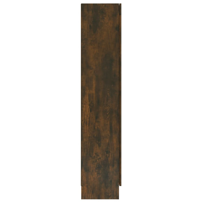 Dulap vitrină, stejar fumuriu, 82,5x30,5x150 cm, lemn prelucrat - WALTI WALTI