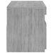 Comodă TV cu lumini LED, sonoma gri, 75x35x40 cm - WALTI WALTI