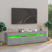 Comodă TV cu lumini LED, 2 buc., Sonoma gri, 75x35x40 cm - WALTI WALTI